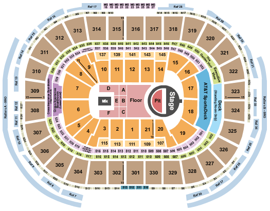 TD Garden 5 Seconds of Summer Seating Chart